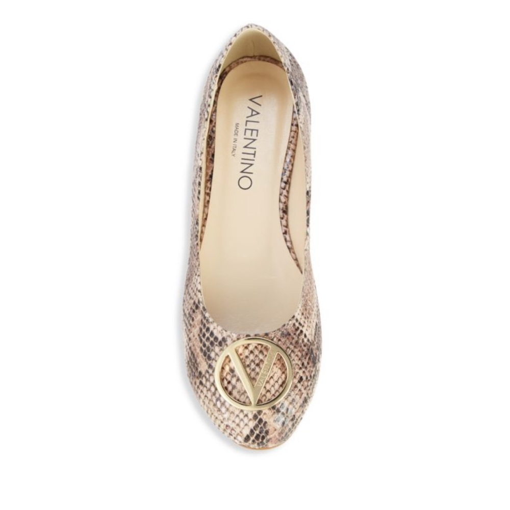Python Ballerina Flats